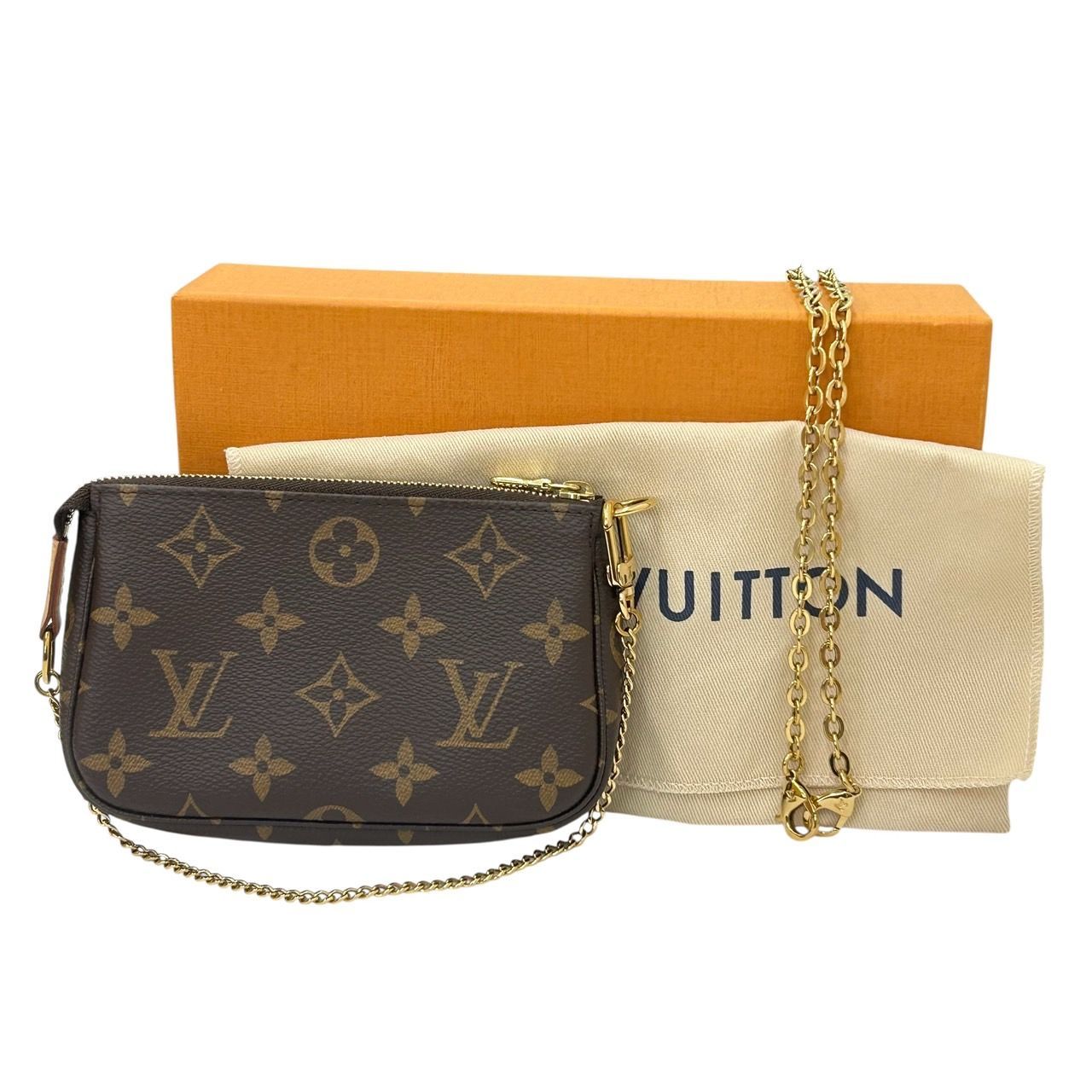 ルイヴィトンアクセソワールアクセサリーポーチロングショルダーモノグラム