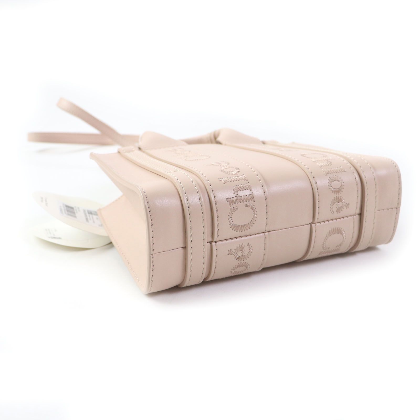 未使用品 Chloe クロエ CHC23UP237I60615 WOODY Cement Pink スムース  