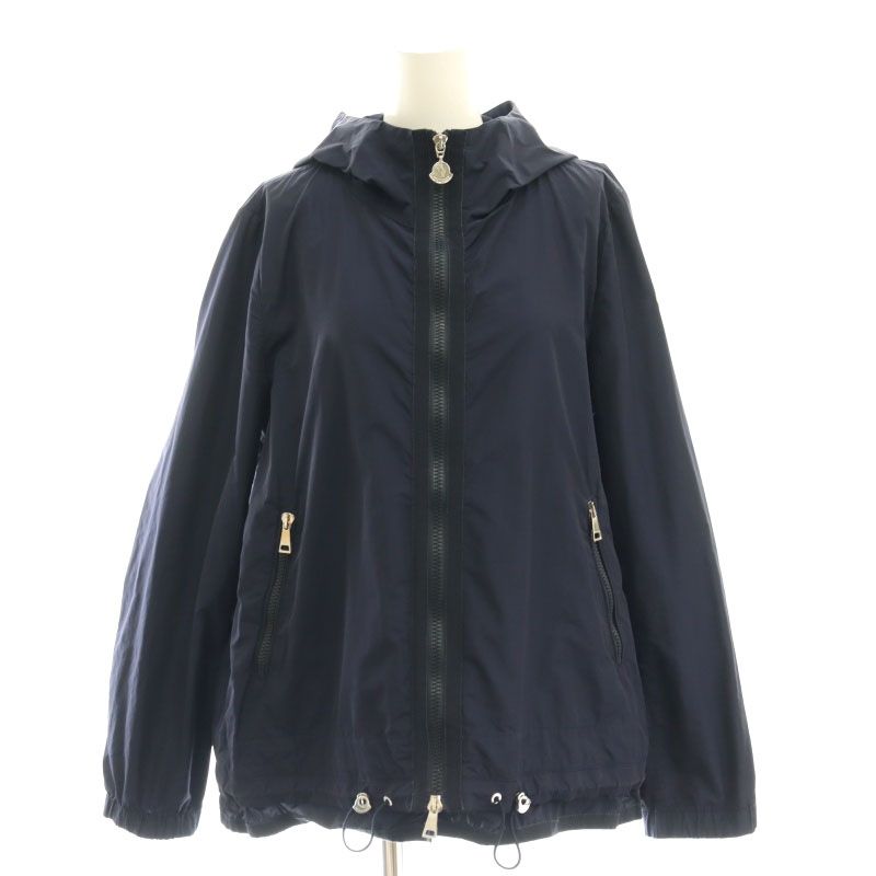 モンクレール MONCLER ROMBOU ジップジャケット フード 3 紺 /MI □OS  
