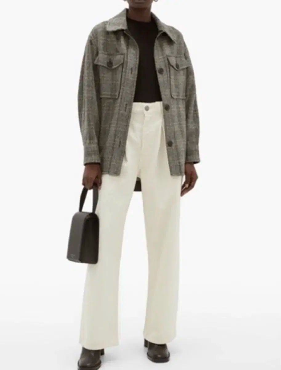 イサベルマラン ヘリンボーン チェック シャツ型 ジャケット 36 55|66 NICORILABO_COM