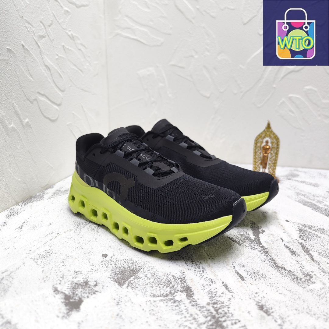 On Cloudmonster ブラック ランニングシューズ22,5新品 メンズ Cloudmonster | ブラック | On 日本