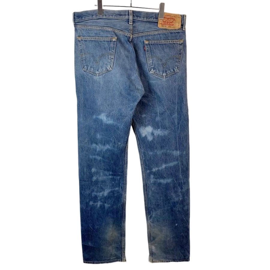 極上 毛羽立ちアリ 38×34 Levi's 501 先染め ブラック USA 極美品 33