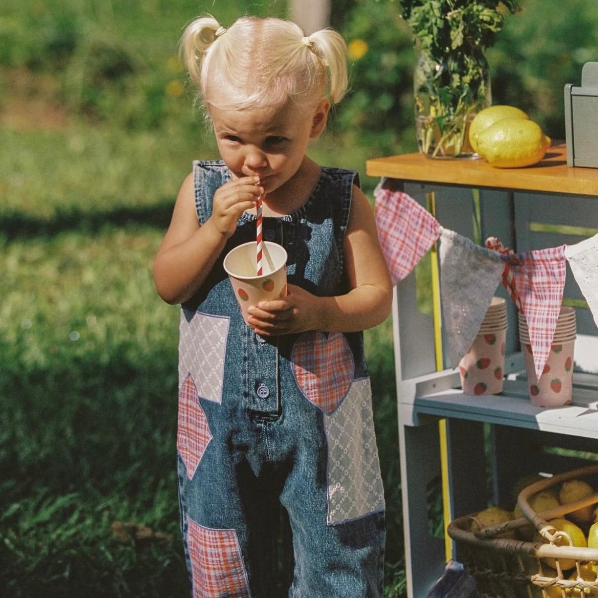 JUNI Charlie Overalls-Patchwork