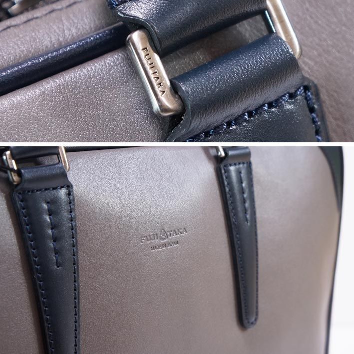 フジタカ FUJITAKA ダブルルーム レザービジネスバッグ B4