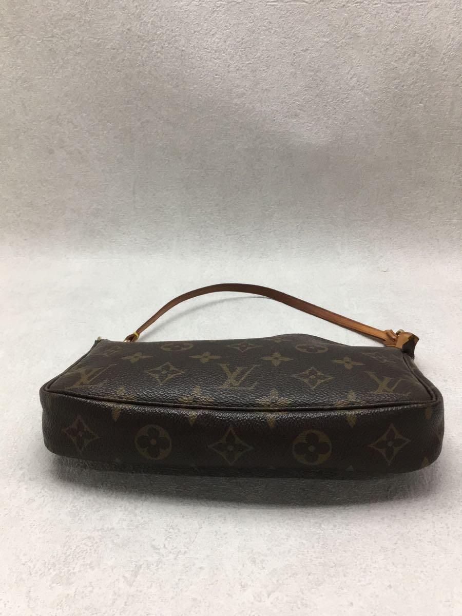 LOUIS VUITTON ポシェット・アクセソワール(OLD)_モノグラムキャンバス ポーチ PVC ブラウン M51980 VI1001 -  メルカリ