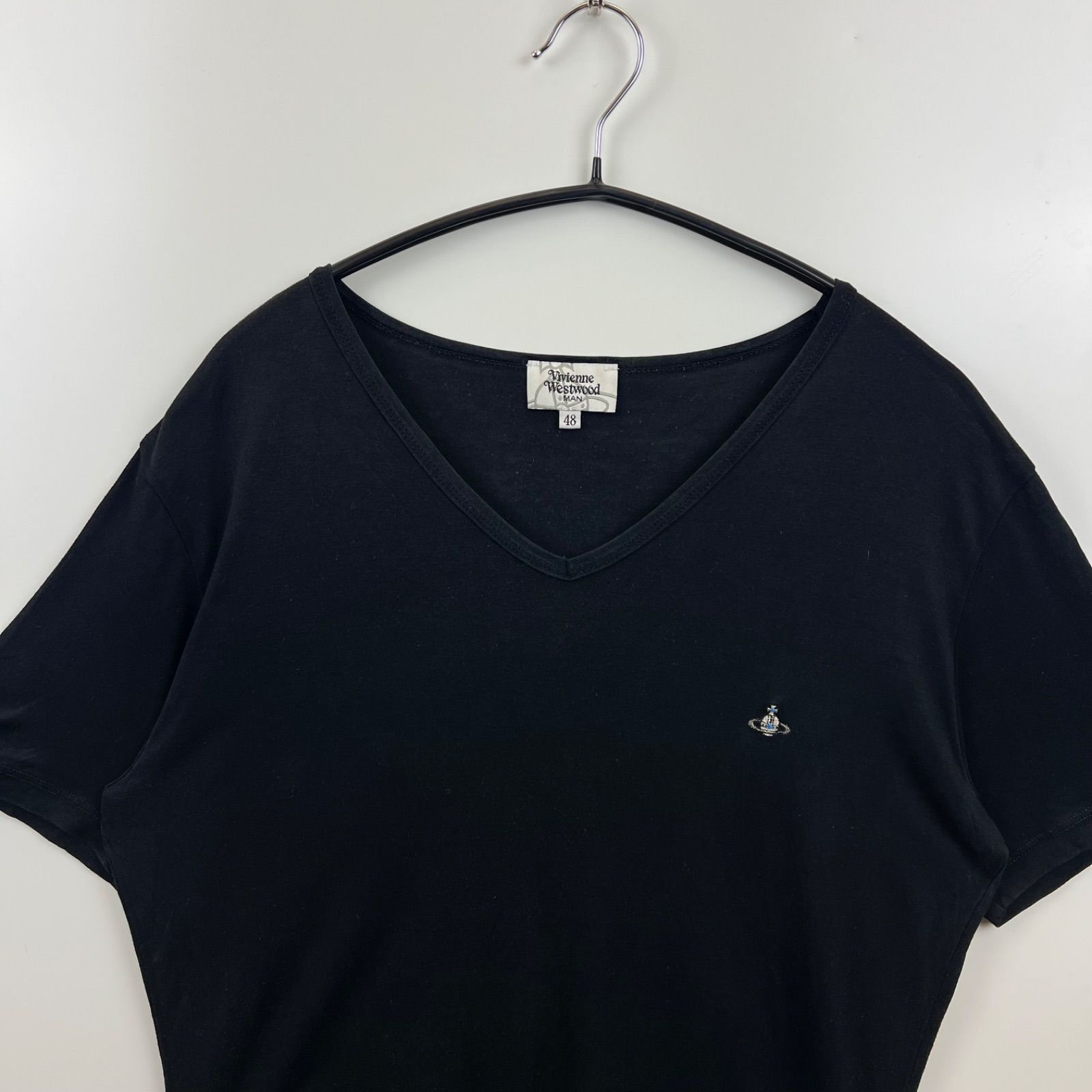 Vivienne Westwood Tシャツ archive パンク y2k Vivienne Westwood archive one point Cneck Tee 48 black
