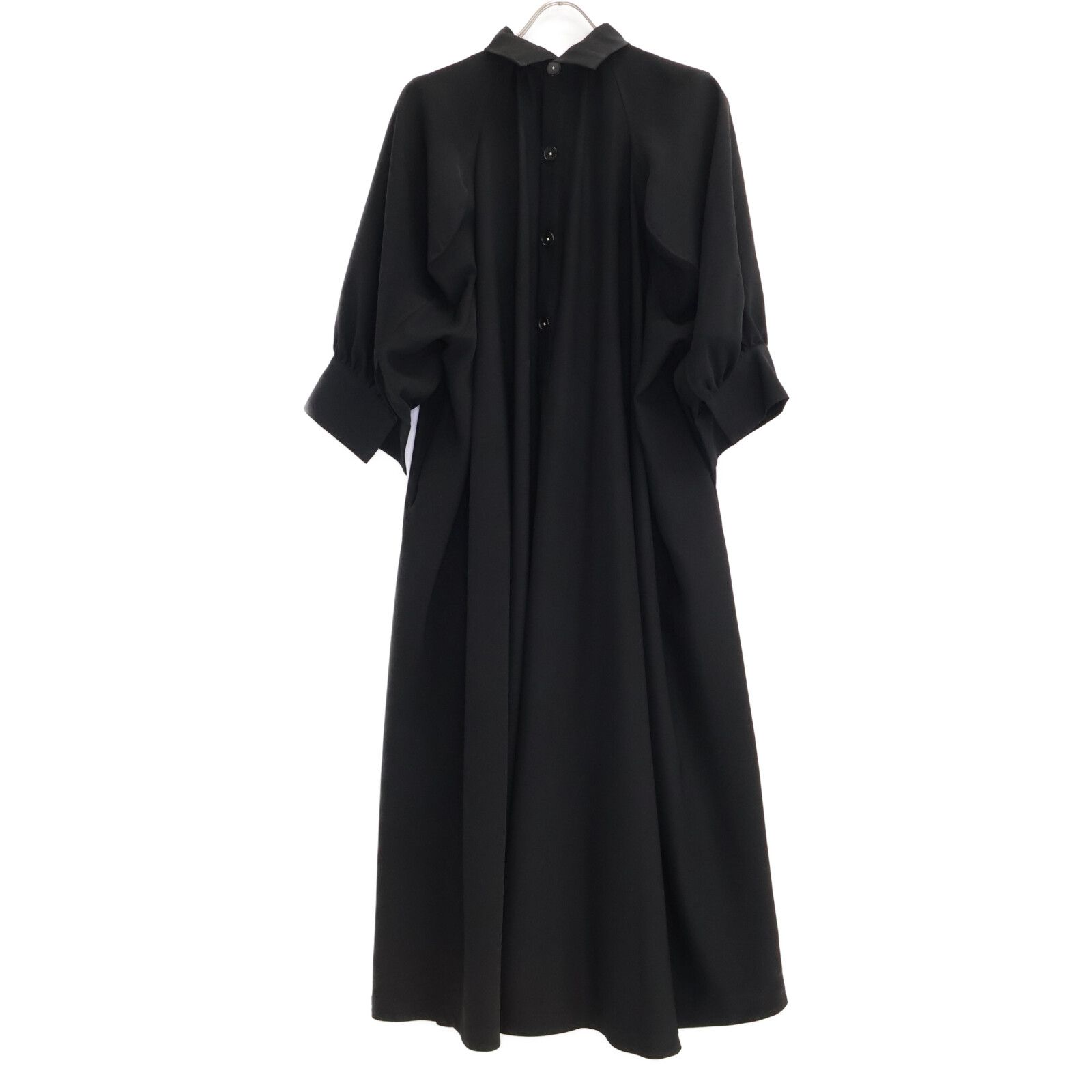 ENFOLD】Comfortable Twill スタンド フレアDRESS