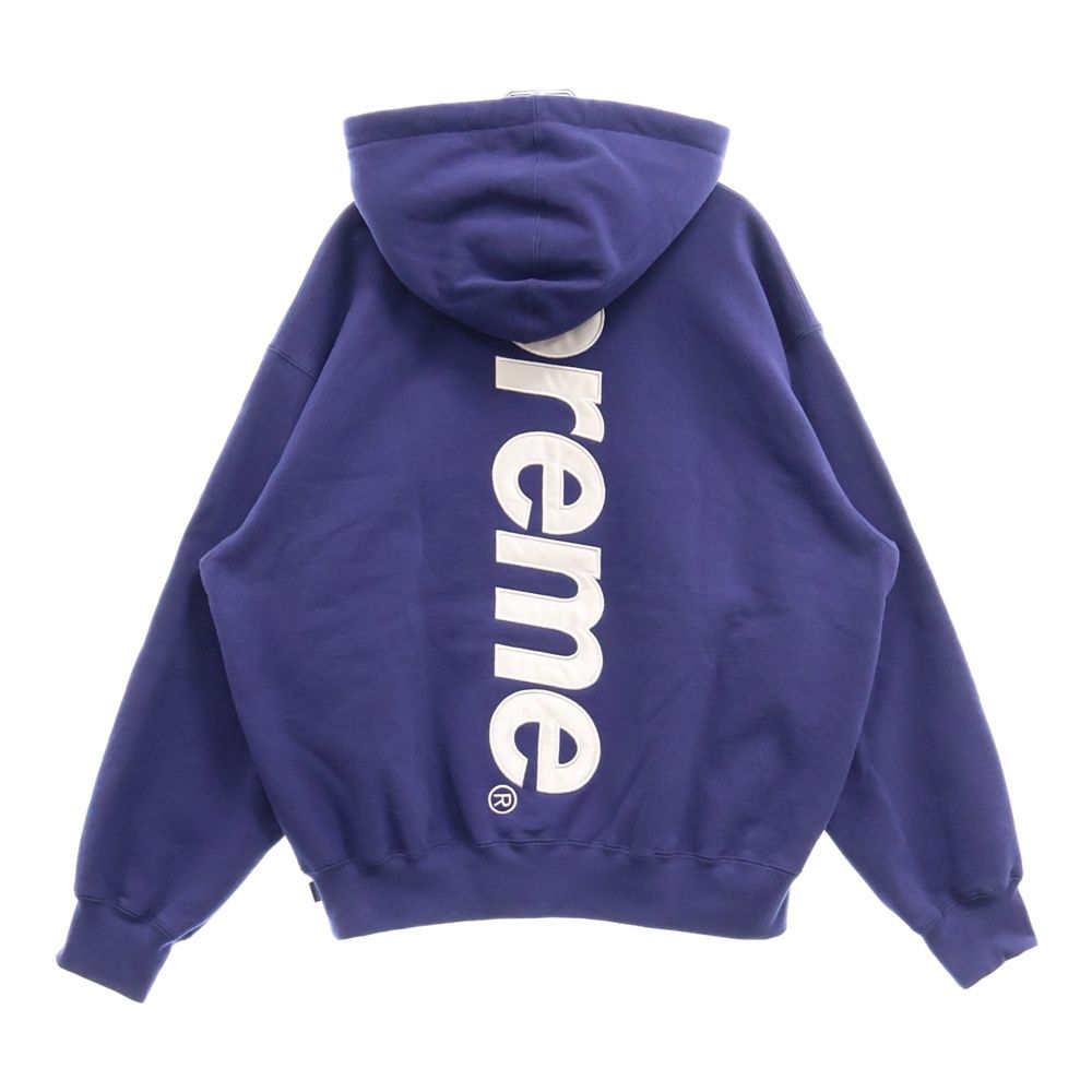 SUPREME (シュプリーム) 23AW Satin Applique Hooded Sweatshirt 