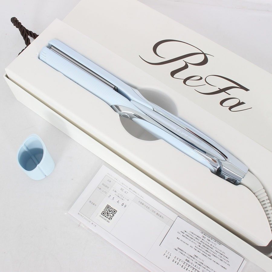 MTG ReFa STRAIGHT IRON PRO RE-AT-02A ホワイト リファストレートアイロン プロ ヘアアイロン 本体