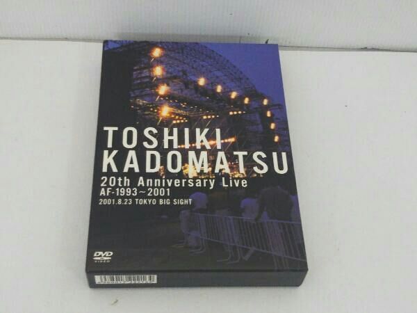 DVD TOSHIKI KADOMATSU 20th Anniversary Live AF-1993~2001-2001.8.23