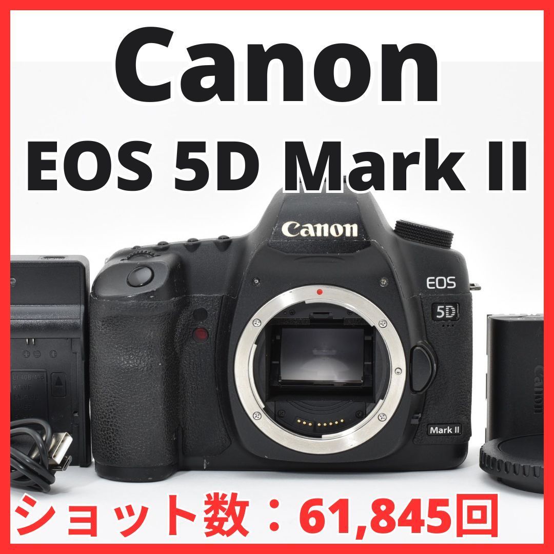J23 6949 4 キヤノン Canon EOS 5D Mark II ボディ ショット数 61 845回