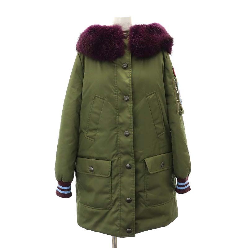 MIU MIU フード付きダウンジャケット