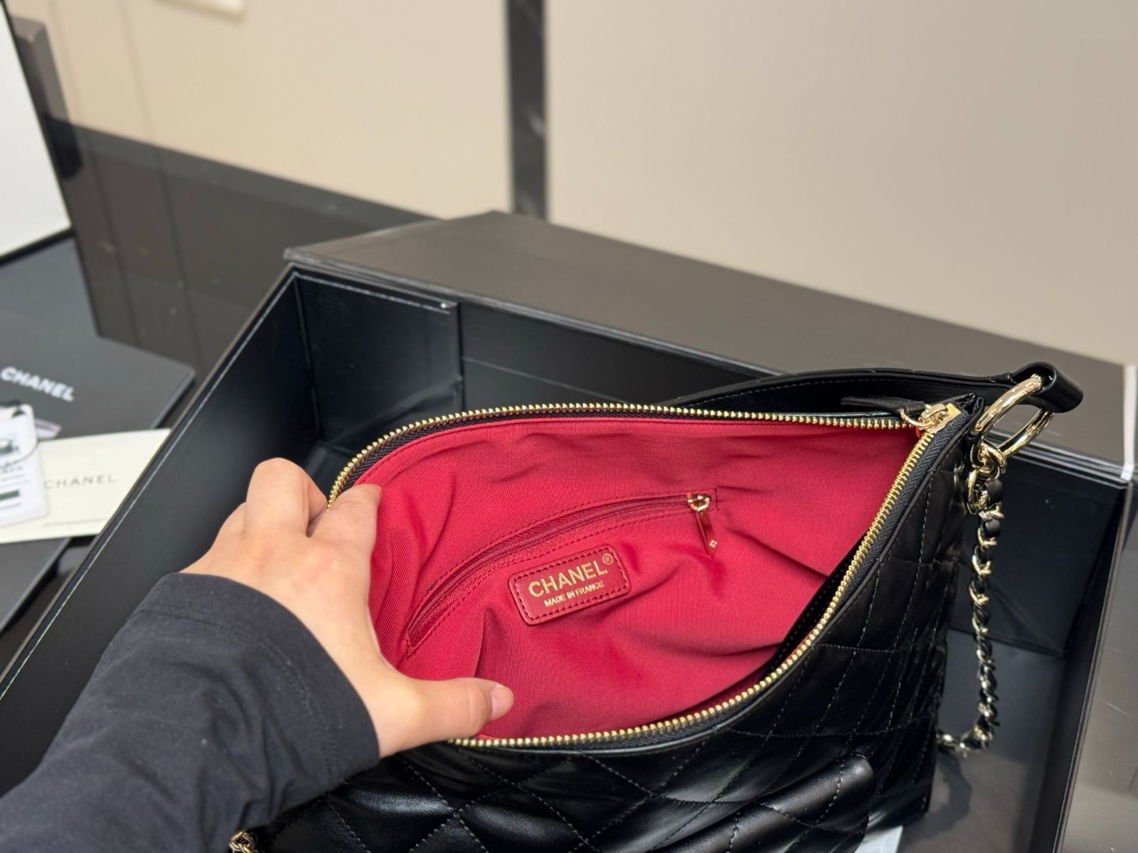 【入荷極小】CHANEL メティエダール限定 ホーボーバック ウール 今日特価】Chanel M?tiers d'Art Hobo Bag シャネル メ