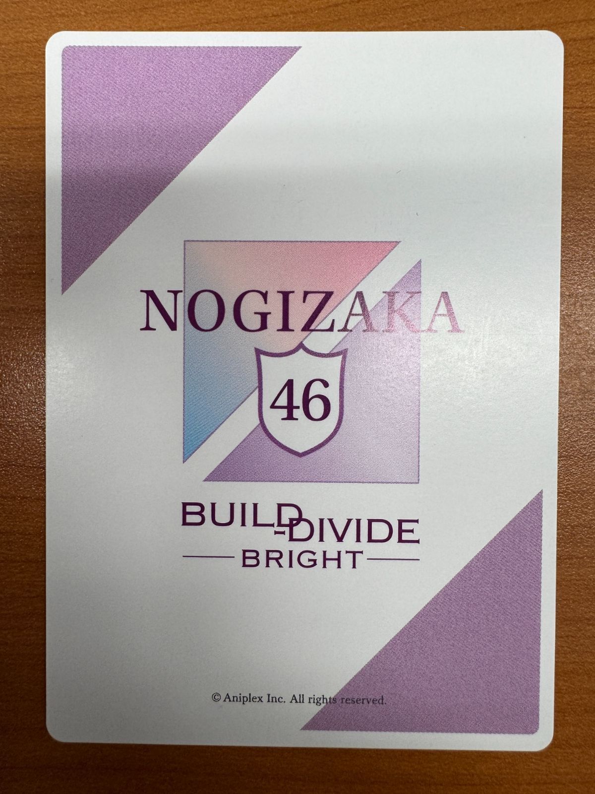 美品 阪口 珠美 SC サイン 乃木坂46 ビルディバイド ブライト AA
