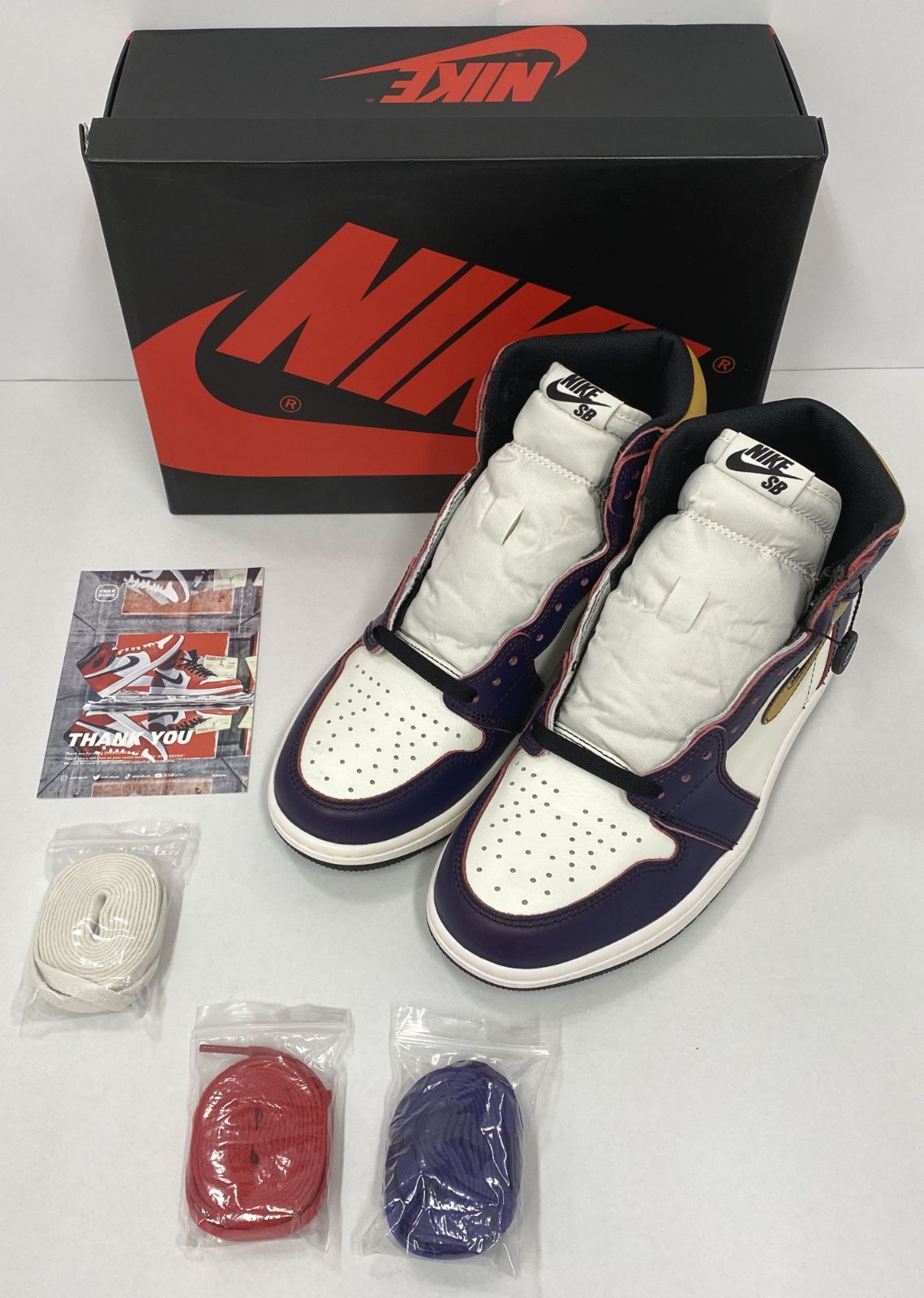 ナイキ SB × ジョーダン エアジョーダン1 ハイ\"エルエー トゥー シカゴ\" ジョーダン 1 レトロ ハイ OG デファイアント SB 