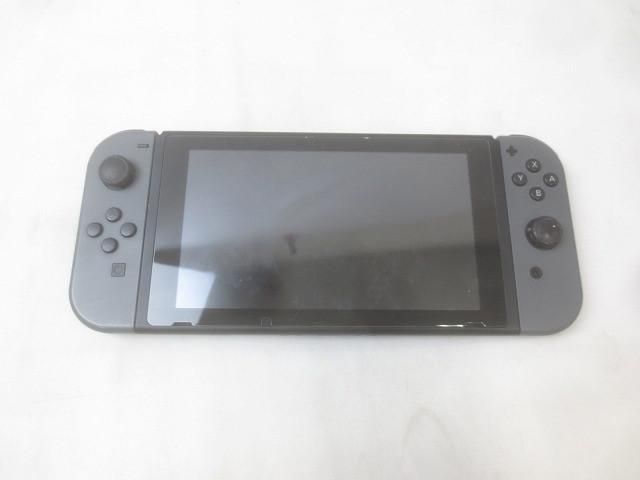 ゲーム Nintendo switch ニンテンドースイッチ 本体 HAC-001 -01 動作品 ジョイコン グレー 周辺機器付き