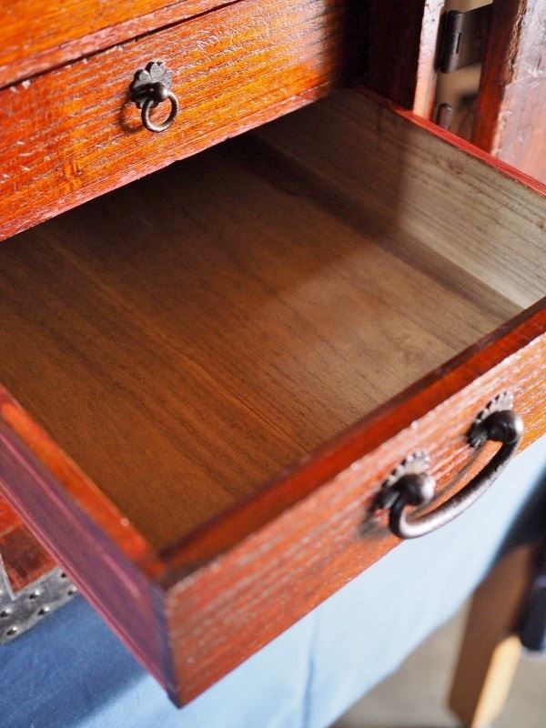 江戸時代 総桐造りの 船金庫 手持ち書類箪笥 カギ無 古録展 品番S107783 MARWIL-DEMENAGEMENTS_CH