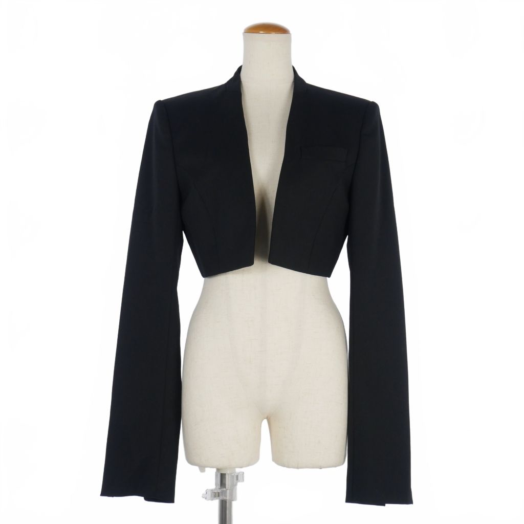 a*c様 フェティコ FETICO ノーカラージャケット シ ヨート丈クロップド FETICO/フェティコ】別注 OPEN BACK TAILORED JACKET/オープンバック