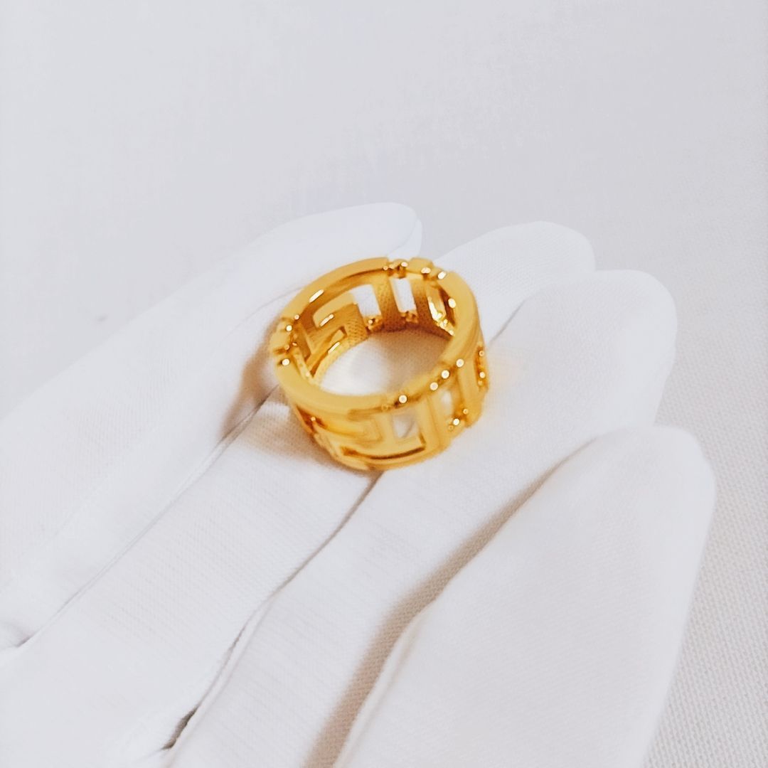 新品未使用】VERSACE グレカ リング 指輪 ヴェルサーチェ 