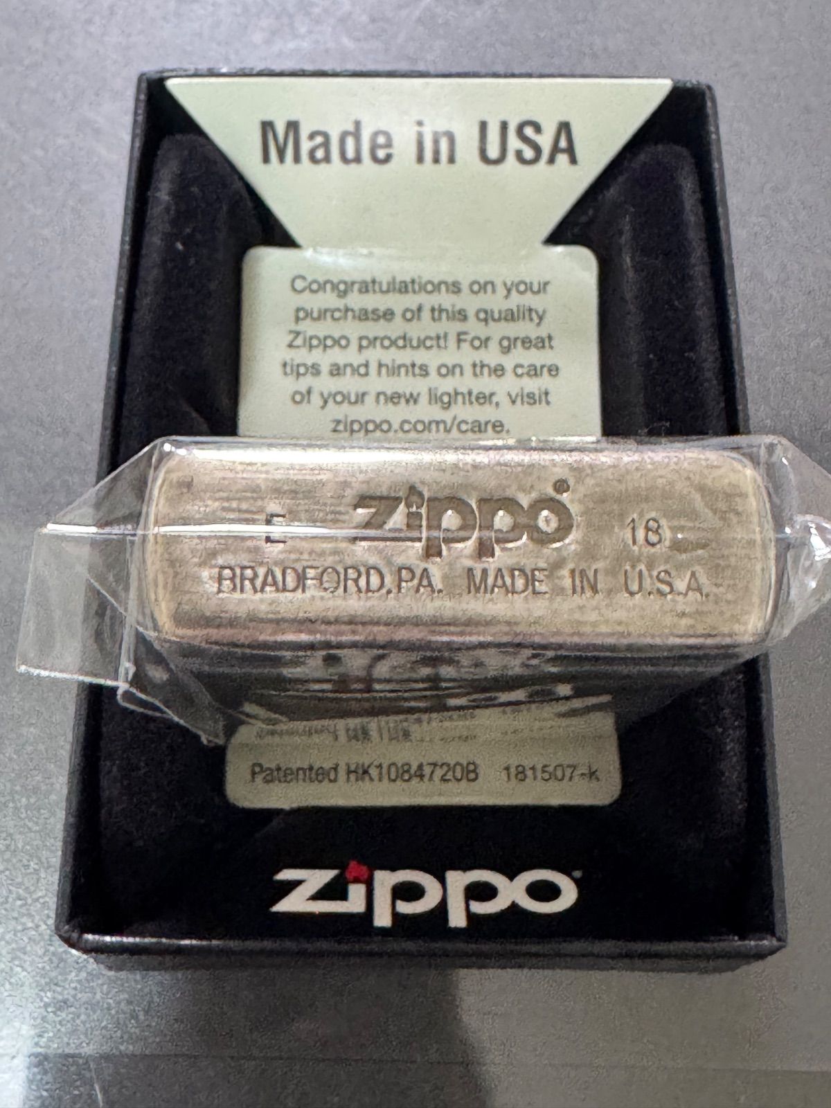 zippo アメリカンスピリット 2連続加工 限定品 2017年製 ② zippo アメリカンスピリット 2連続加工 限定品 2017年製 ②