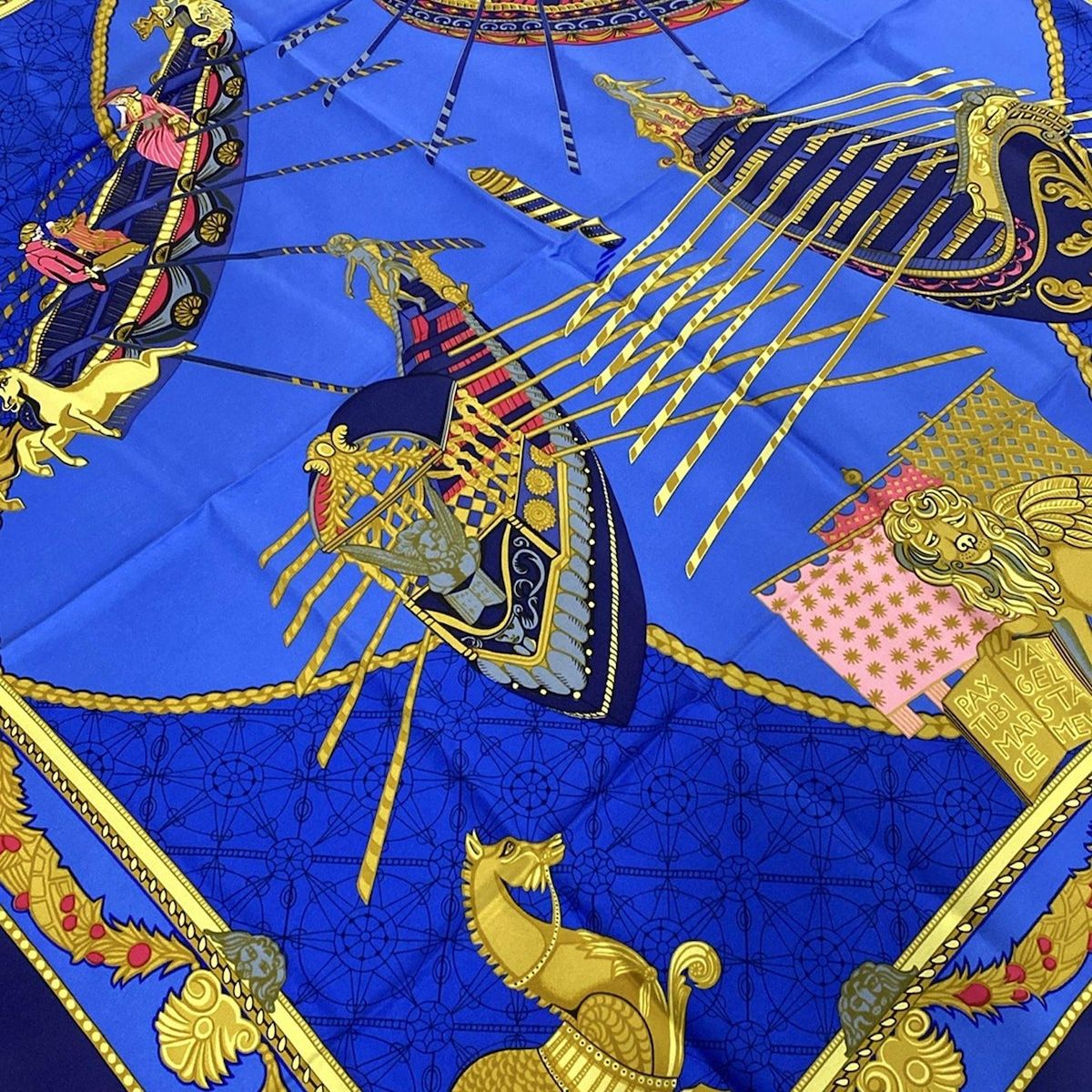 ☆エルメス☆カレ90 『 馬勒とチャーム』 エルメス カレ90 馬勒とチャーム