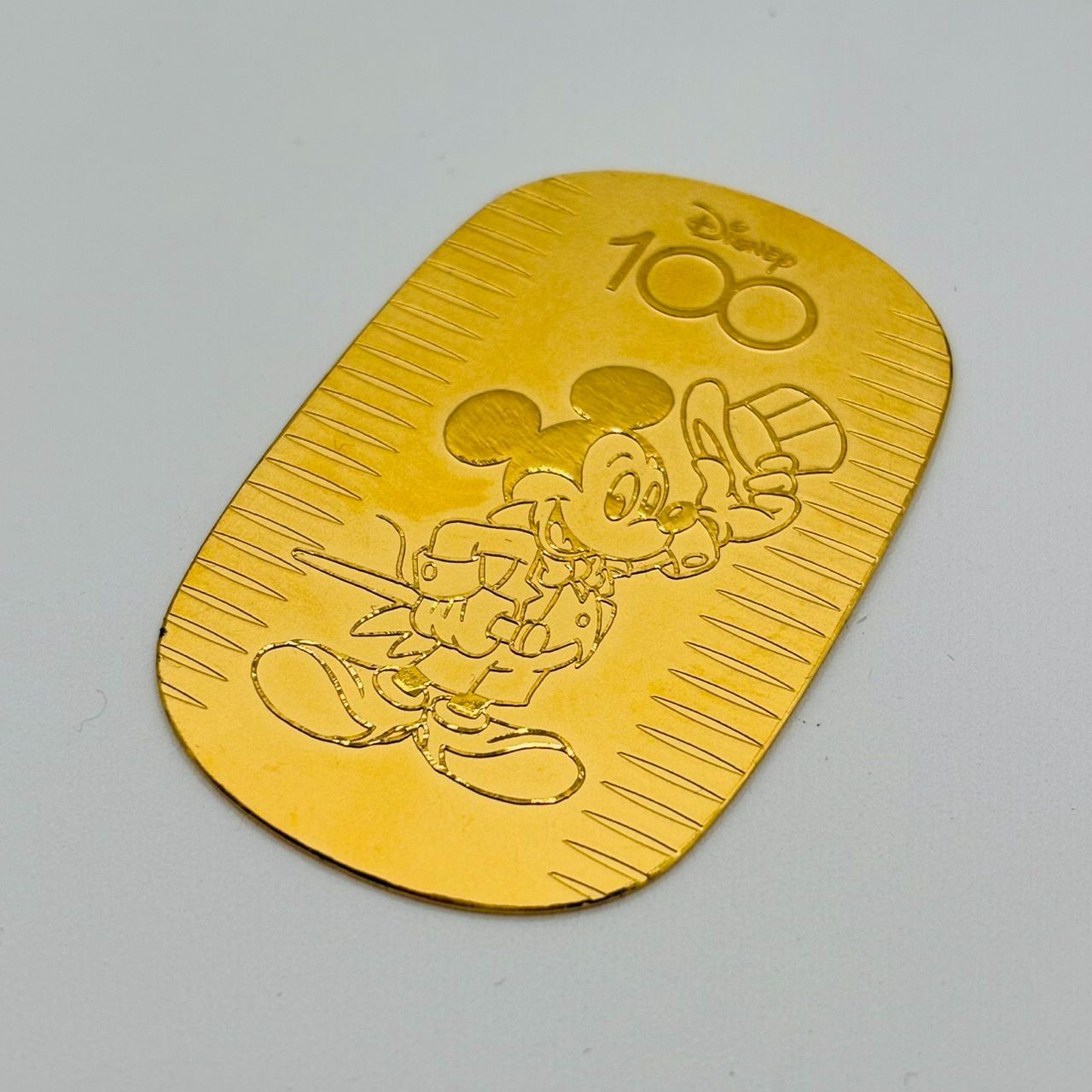 純金 K24 田中貴金属 ディズニー 小判 10ｇ Ａ１ ディズニー 純金10g小判 ウォルト・ディズニー110周年｜NJ