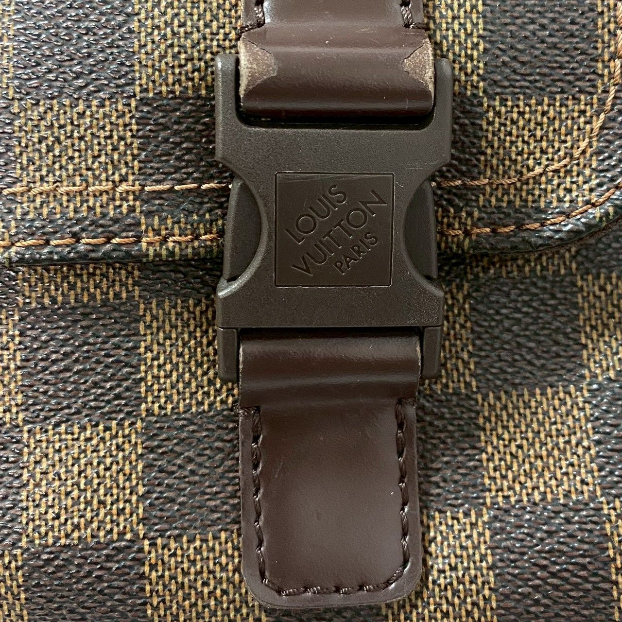 LOUIS VUITTON】リポーター メルヴィール ダミエ N51126 留め具破損