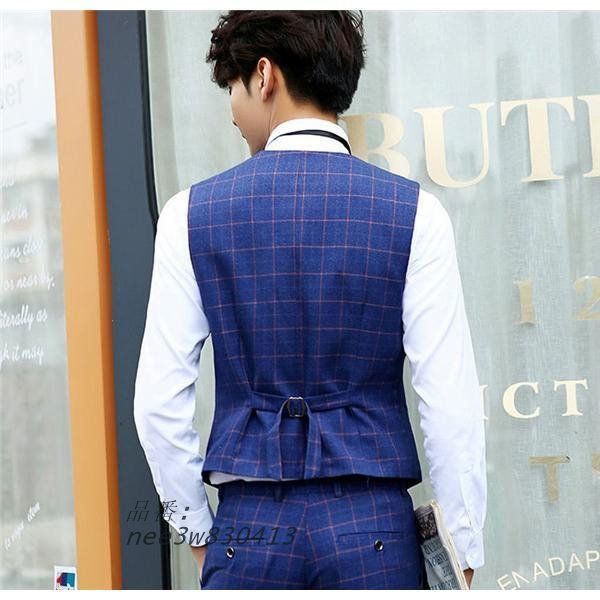 3ピーススーツ スリーピーススーツ メンズ ビジネススーツ 1つボタン