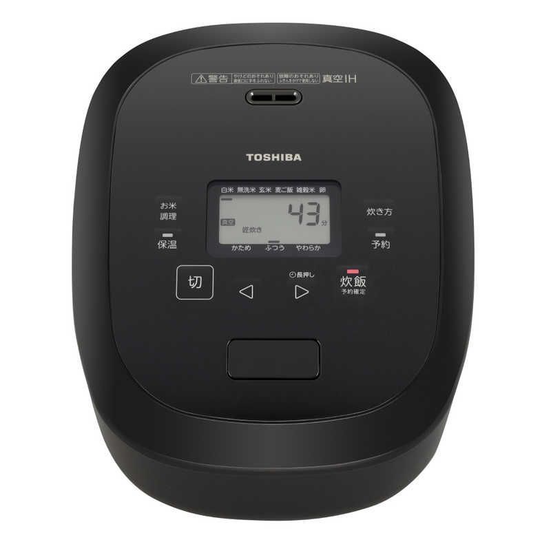東芝 TOSHIBA 炊飯ジャー 東芝真空IH 炎匠炊き 5.5合 IH グランブラック RC-10 RXA-K