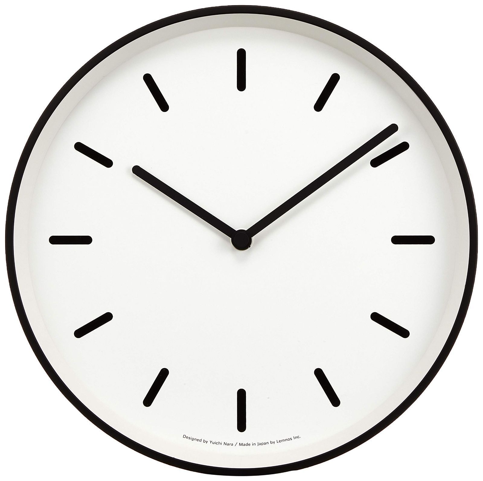 大特価】レムノス 掛け時計 アナログ モノクロック 白 MONO Clock