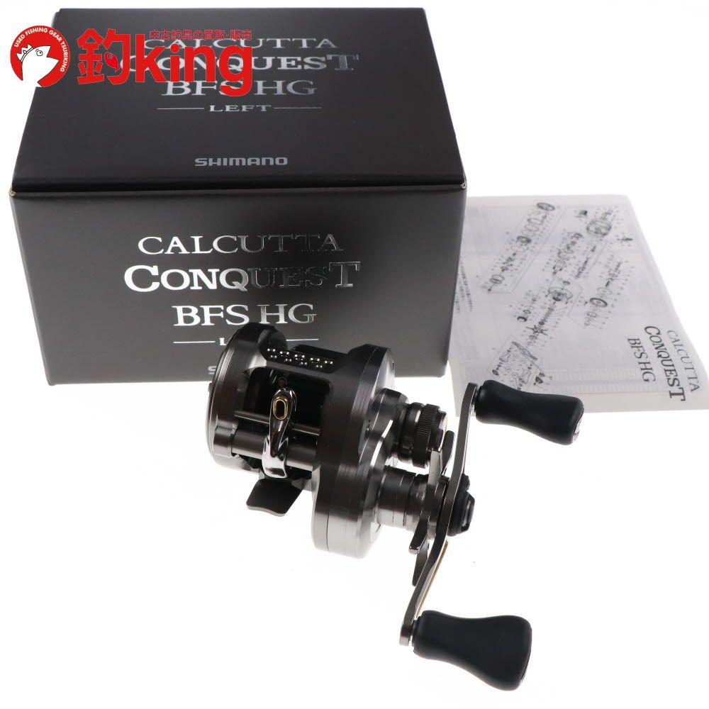 SHIMANO - 【中古/極上品】 シマノ 23 カルカッタコンクエスト BFS HG 左  /S121M シマノ 23 カルカッタコンクエスト BFS HG 左 /S121M 極上品