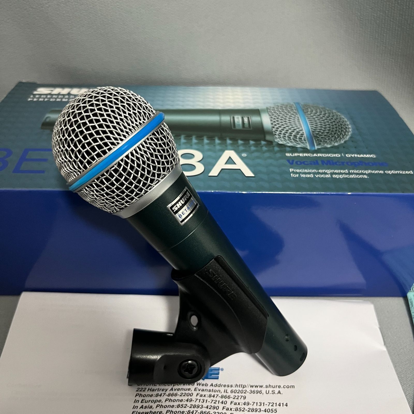 新品未使用 ダイナミックマイク SHURE (シュアー) BETA58A 新品未使用 ダイナミックマイク SHURE (シュアー) BETA58A