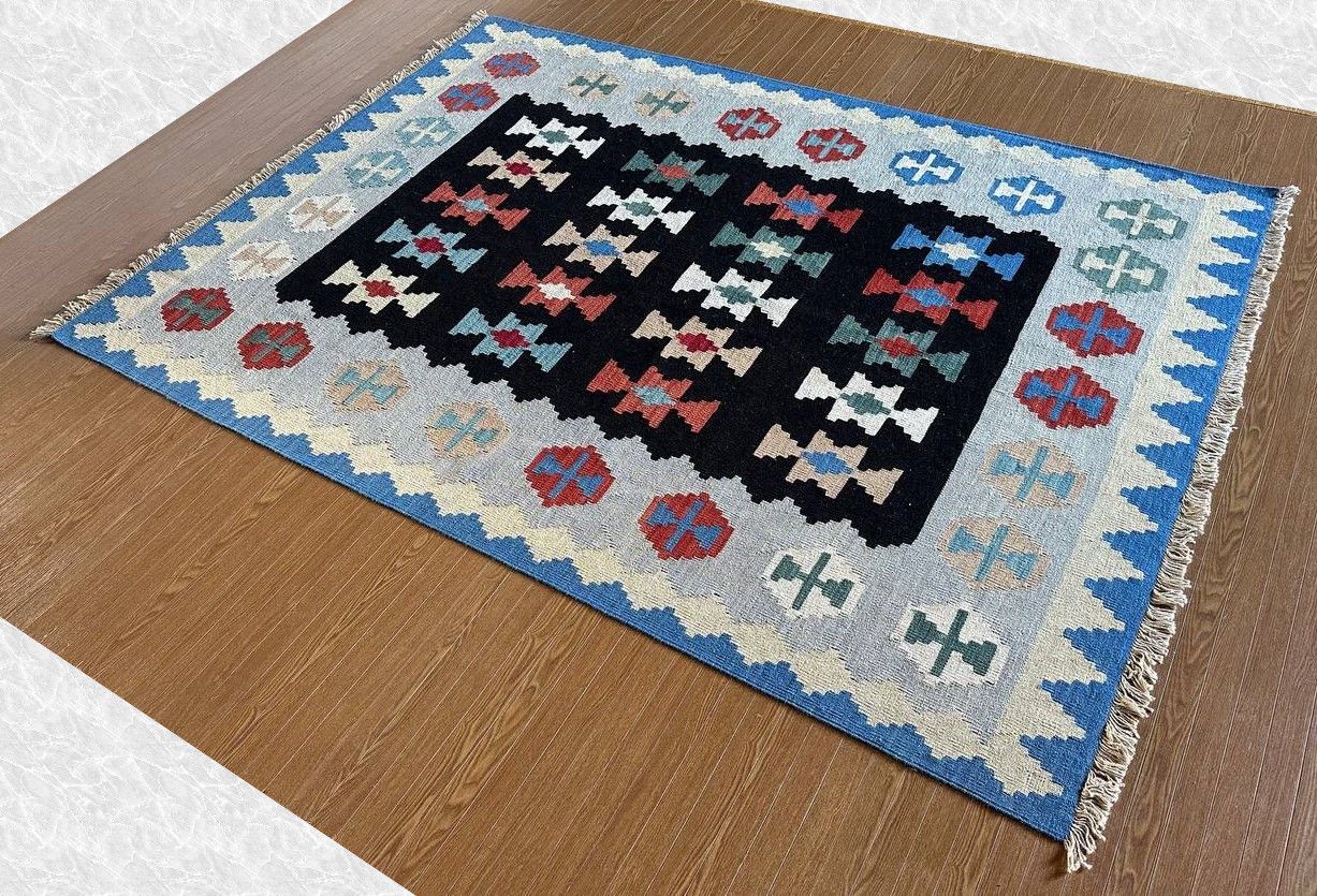 【233×170】イラン直輸入シーラーズ産キリム・KILIM3063-75-H