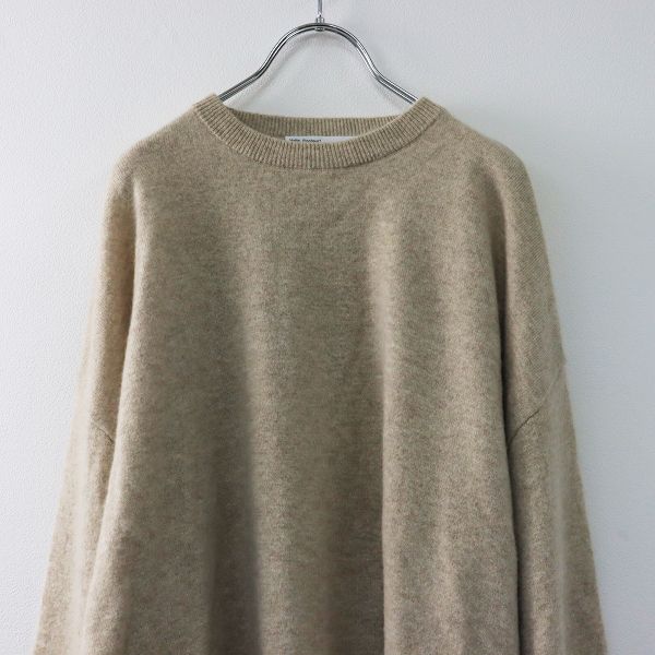 美品 定価3.9万 2021AW L'Appartement アパルトモン Cashmere Knit P/O/ベージュ カシミヤ ニット  プルオーバー-.【2400013373791】