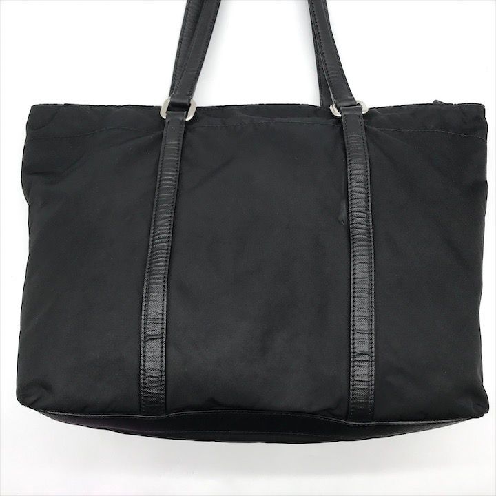 PRADA プラダ ハンドバッグ 三角ロゴプレート テスート ナイロン 鍵付き PRADA（プラダ） 極 美品 三角ロゴ プレート 金具 レザー 本革
