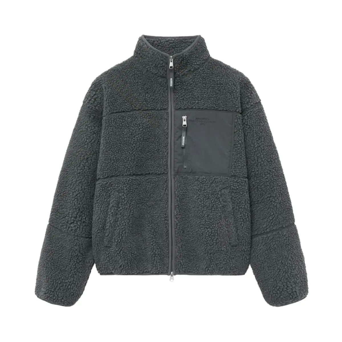 マリテ レタリング ロゴ フリース ジャケット