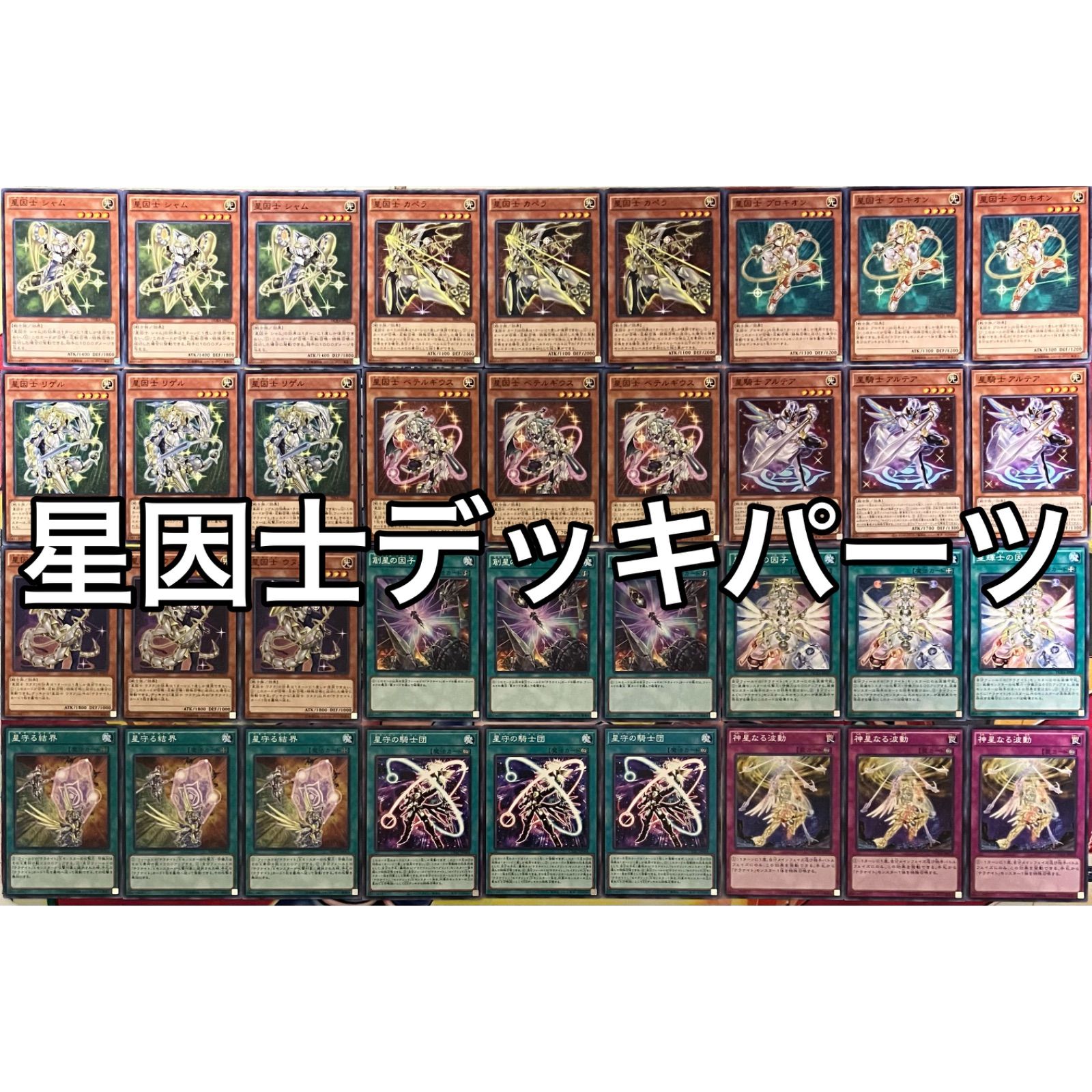 星因士 テラナイト デッキパーツ 遊戯王 miショップ - メルカリ