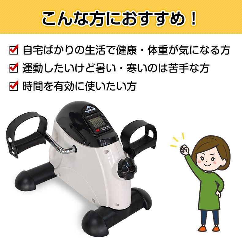 SISPO エクササイズバイク コンパクト 美品 ダイエット 足踏み 健康 2.jpg