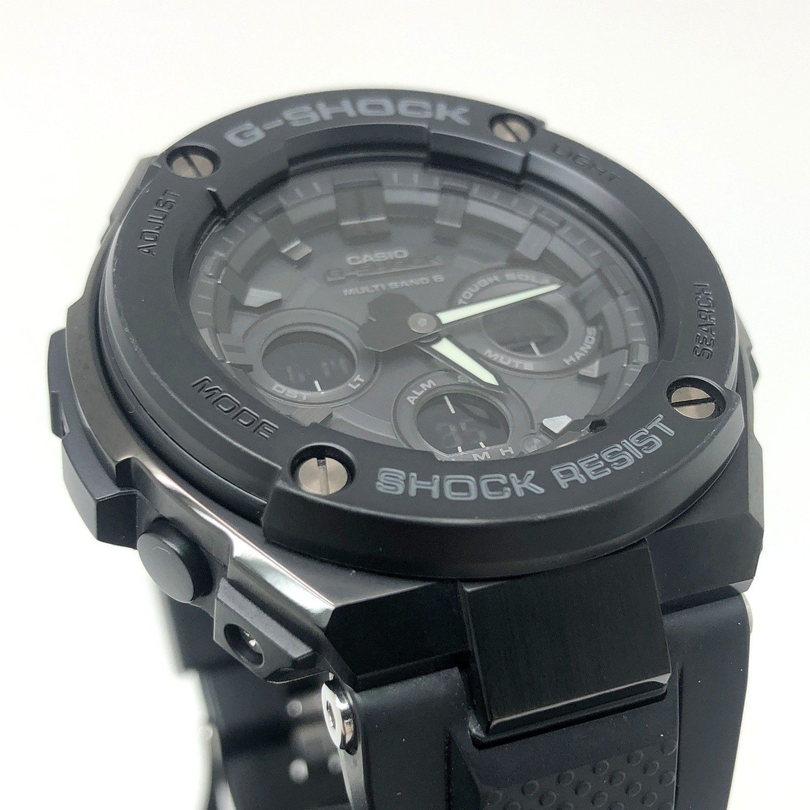 G-SHOCK ジーショック CASIO カシオ 腕時計 GST-W300G-1A1 G-STEEL 電波ソーラー Gスチール アナデジ ブラック