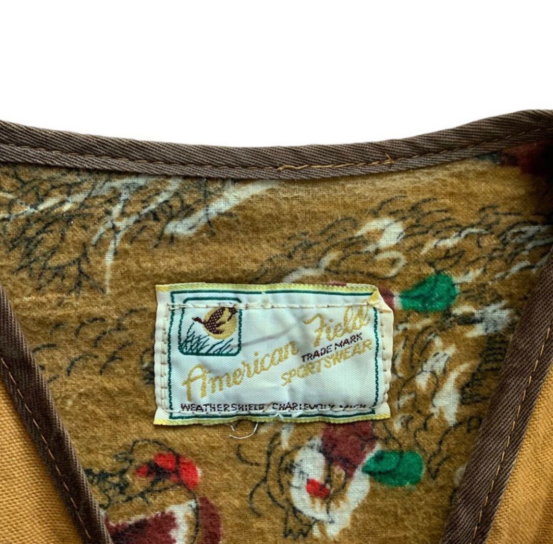 220223BRB33● 1960S Amerian Feild Hunting vest 1960'S ハンティングベスト outdoor  アウトドア ベスト ビンテージ vintage ダック