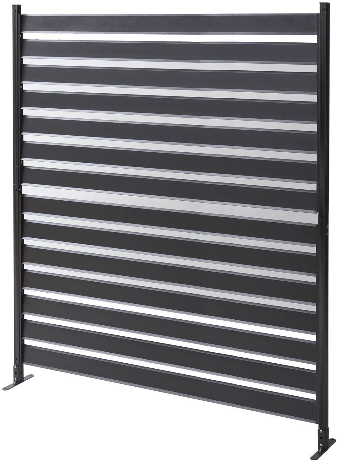 アルミボーダーフェンス ダークブラウン 幅120 高さ149 cm KABF 120 H