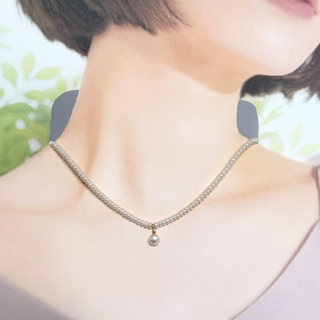 超美品】ペルリータ ミキモト パール ネックレス ペンダント K18 