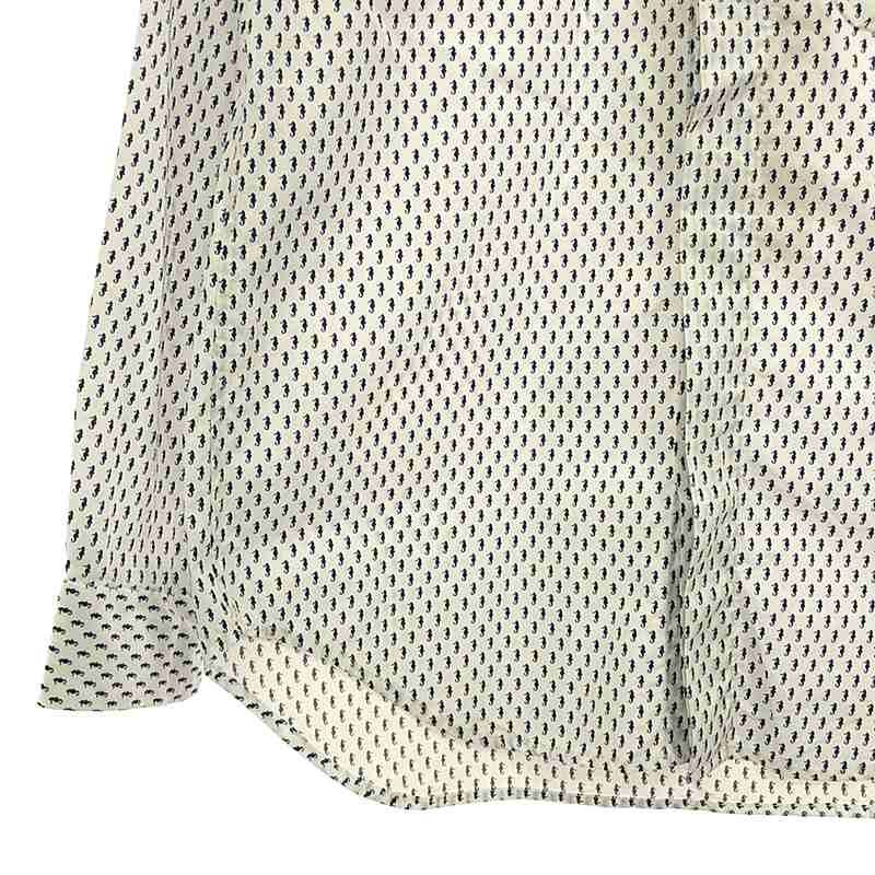 【ENGINEEREDGARMENTS】Short Collar Shirt Seahorse Print長袖シャツ 美品】 Engineered Garments / エンジニアドガーメンツ | Short Collar