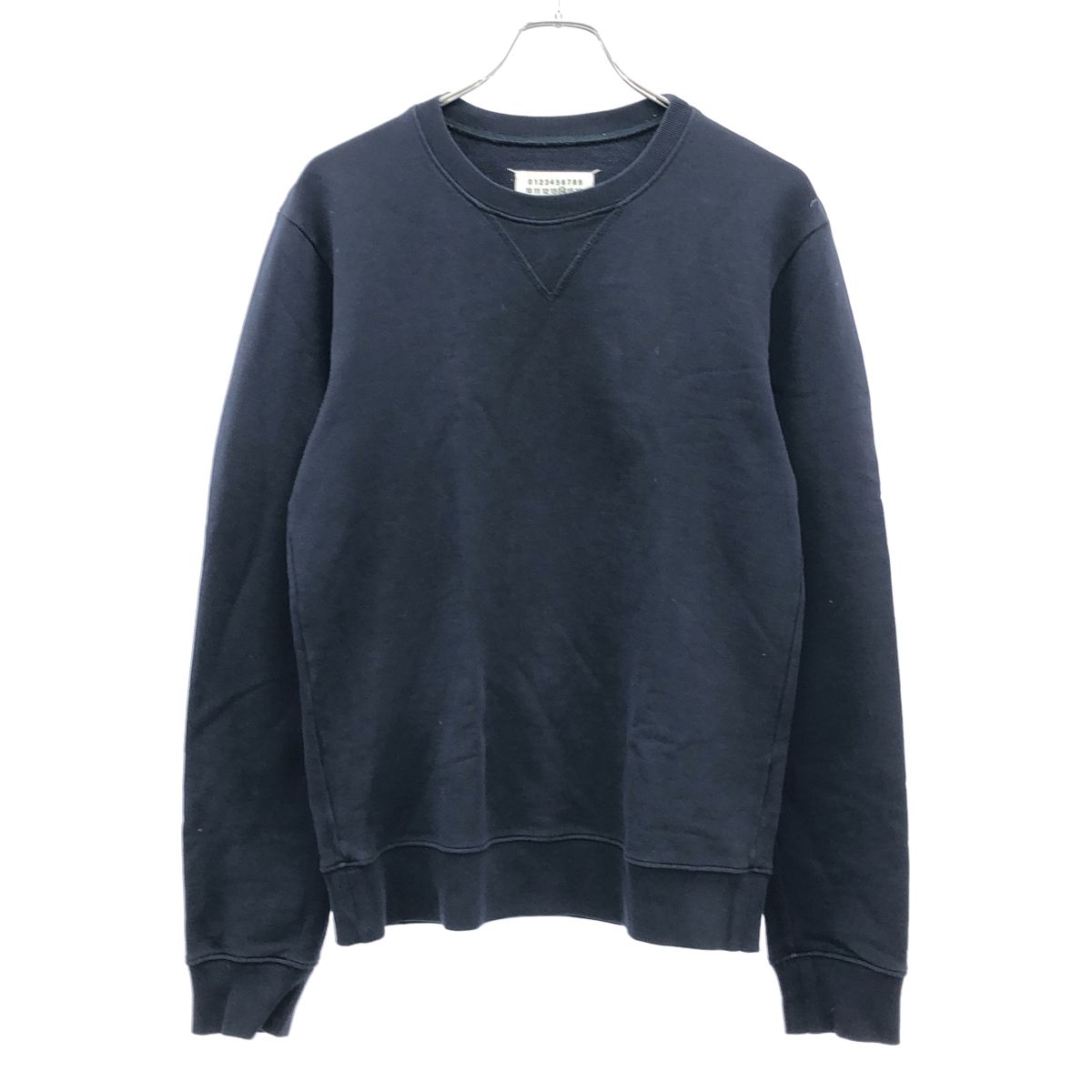 Maison Margiela 14 レザーエルボーパッチ　スウェット　44 Maison Margiela 良品 20AW 14 メゾンマルジェラ レザーエルボー