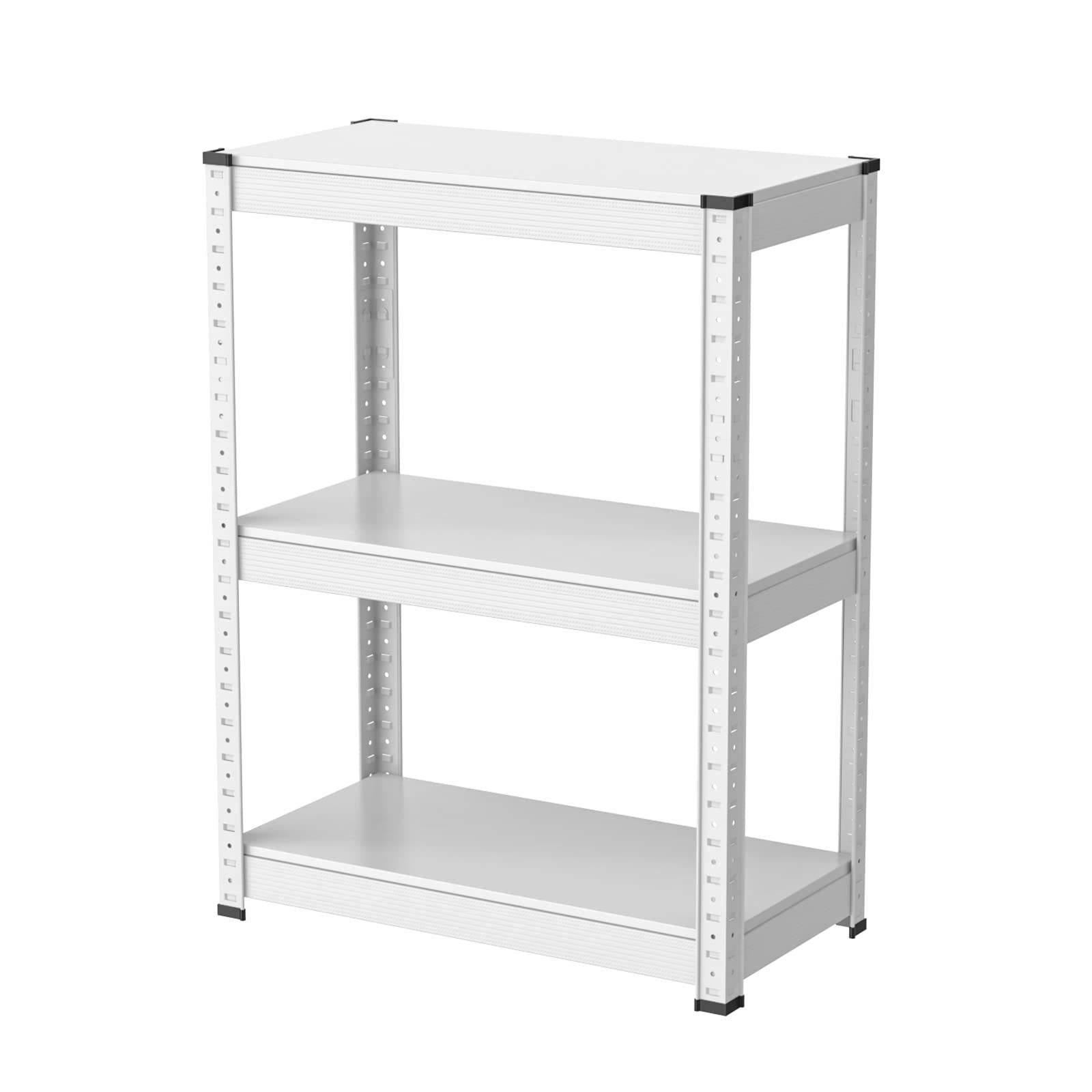 数量 Umimileラック スチールラック 幅60cm 3段 耐荷重120kg|段 メタルラック 幅60×奥行30×高さ80cm ホワイト