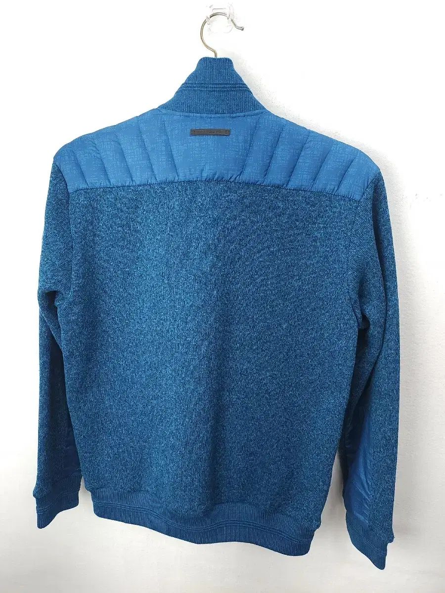 グース軽量ダウンコート ジップアップニットジャケット