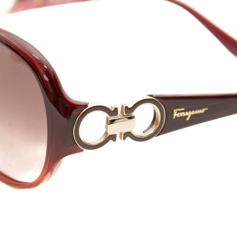 サルヴァトーレフェラガモ　Ferragamo　サングラス　グラデーションブラウン サルヴァトーレ フェラガモ サングラス メガネ アイウェア