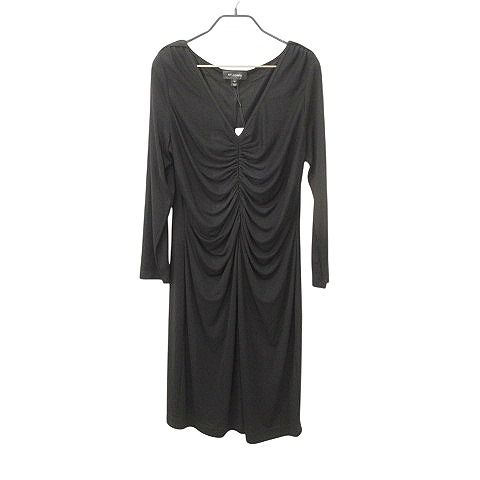 セントジョン ST.JOHN 美品 タグ付き 長袖 ドレープ ワンピース セントジョン ST.JOHN 美品 タグ付き 長袖 ドレープ ワンピース