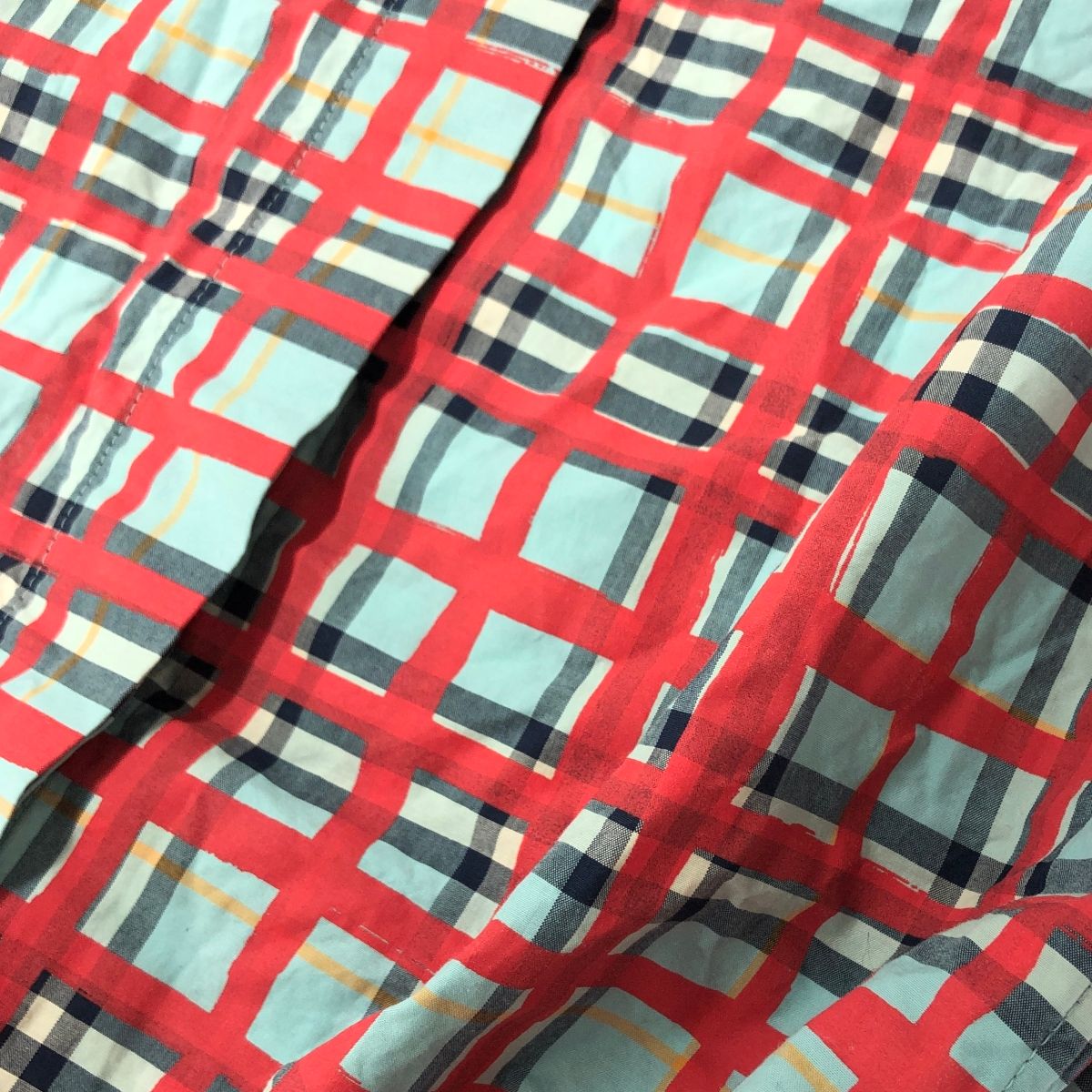 BURBERRY LONDON バーバリーロンドン チェックペイントシャツ サイズ:UK4 チェック柄    マルチカラー レディース / 240001156109 BURBERRY LONDON バーバリーロンドン チェックペイントシャツ サイズ