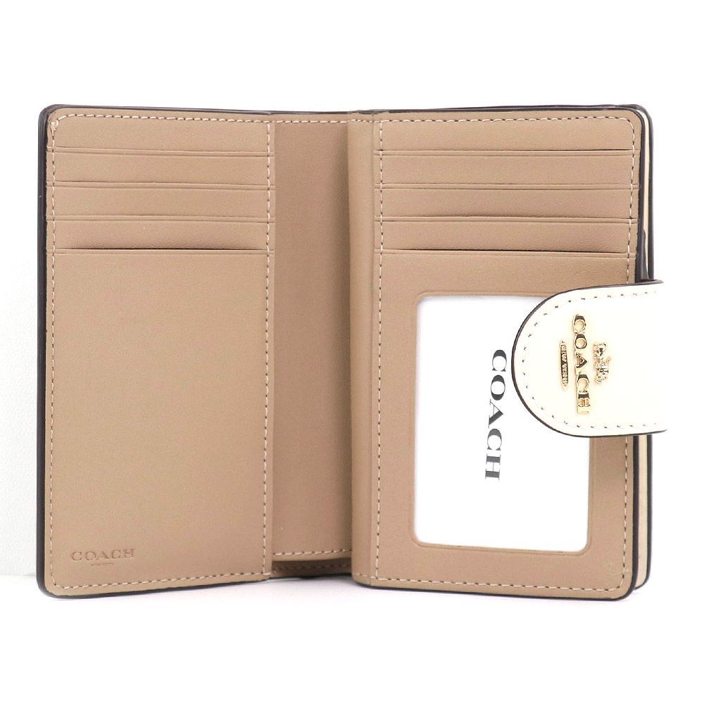 COACH 財布 二つ折り C0082 SVTSQ ミディアム コーナー ジップ COACH